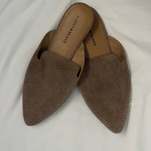 Lucky Brand Women's Tan Mule Loafer